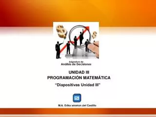 unidad iii programaci n matem tica