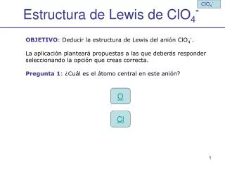 estructura de lewis de clo 4