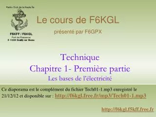 technique chapitre 1 premi re partie les bases de l lectricit