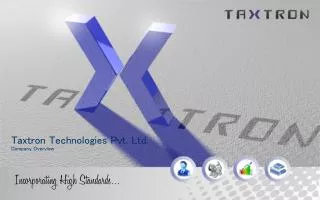 Taxtron Technologies Pvt. Ltd.