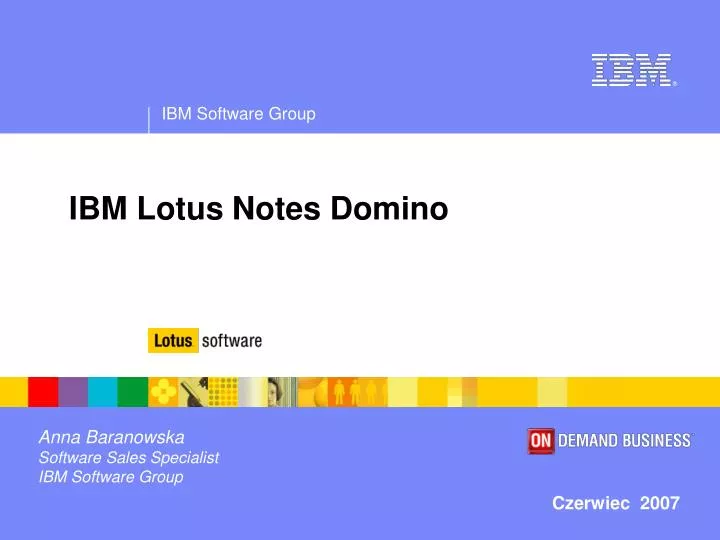 ibm lotus notes domino