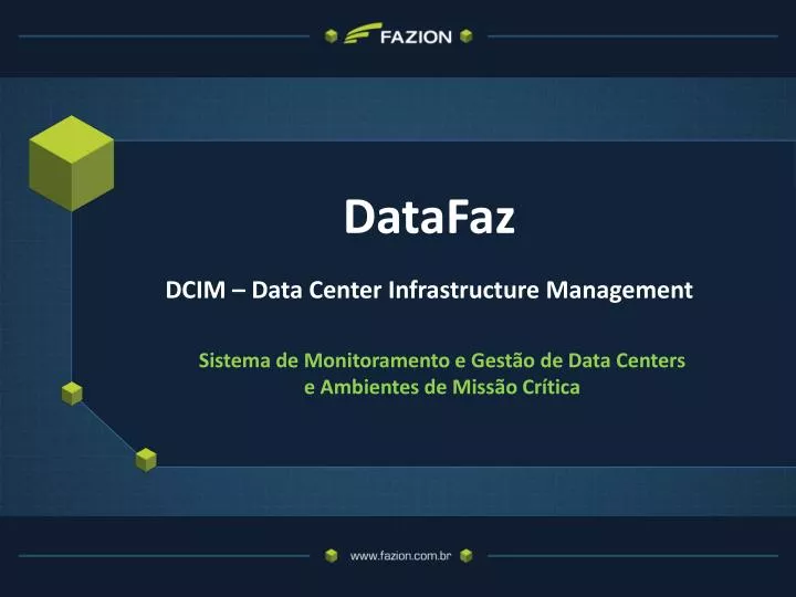 datafaz dcim data center infrastructure management