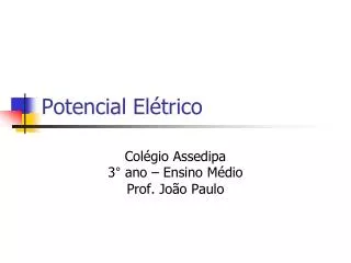 potencial el trico