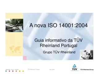 a nova iso 14001 2004
