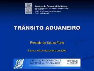 tr nsito aduaneiro