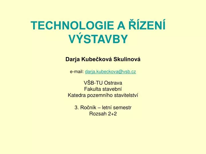 technologie a zen v stavby