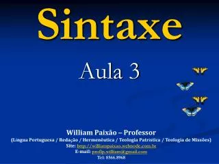 sintaxe