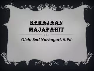 kerajaan majapahit