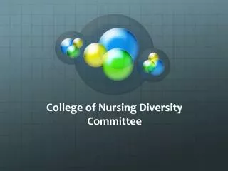 College of Nursing Diversity Committee