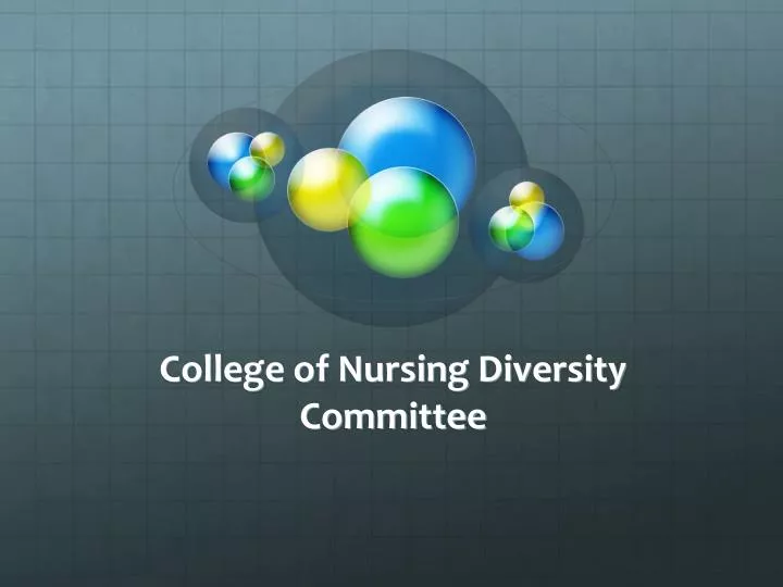 college of nursing diversity committee