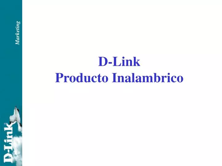 d link producto inalambrico