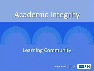 Academic Integrity