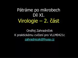 p tr me po mikrobech d l xi virologie 2 st