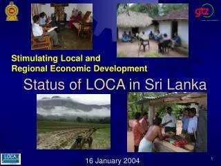 Status of LOCA in Sri Lanka