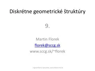 diskr tne geometrick trukt ry