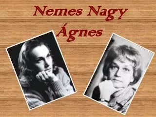 nemes nagy gnes