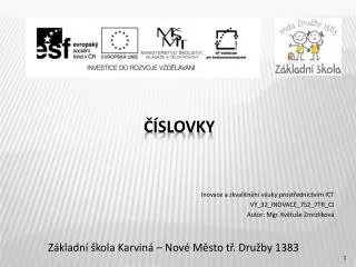 z kladn kola karvin nov m sto t dru by 1383