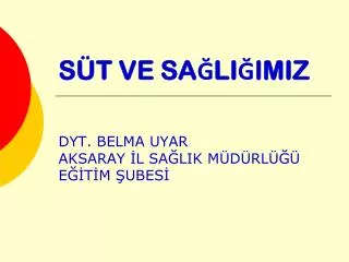 s t ve sa li imiz