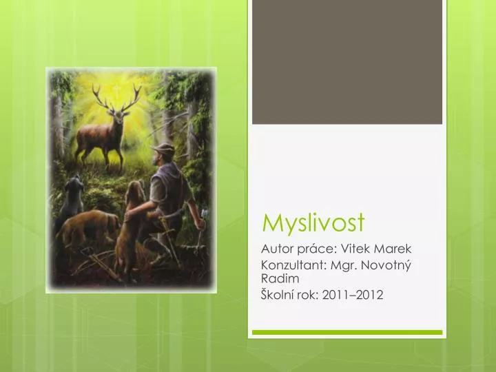 myslivost