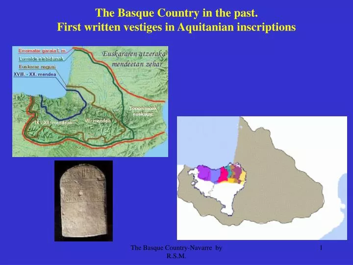 the basque country in the past first written vestiges in aquitanian inscriptions