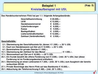 beispiel 1 kreislaufbeispiel mit ust