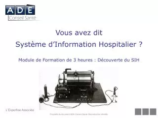 vous avez dit syst me d information hospitalier