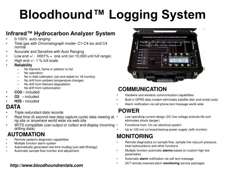 bloodhound logging system