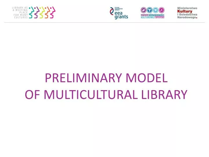preliminary model of multicultural library