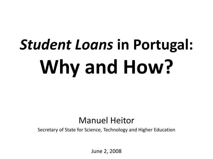 student loans in portugal why and how