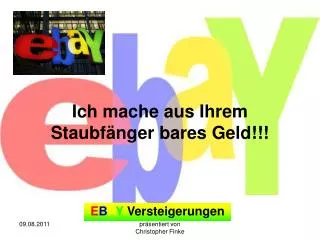 ich mache aus ihrem staubf nger bares geld