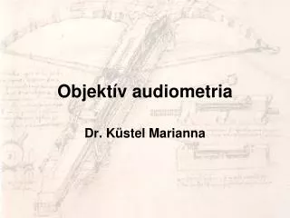 objekt v audiometria