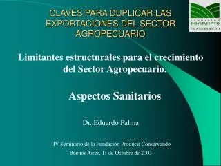 claves para duplicar las exportaciones del sector agropecuario