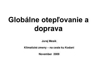 glob lne otep ovanie a doprava