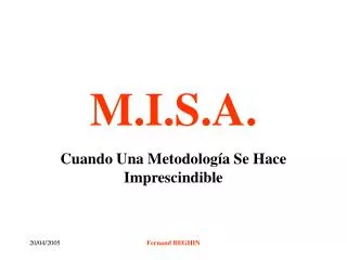 m i s a