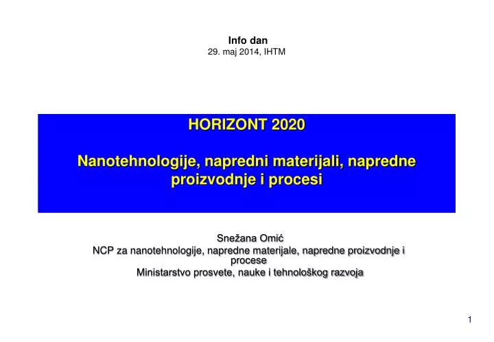 horizont 2020 nanotehnologije napredni materijali napredne proizvodnje i procesi