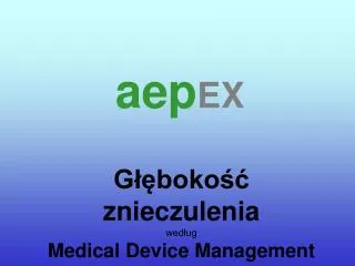 g boko znieczulenia wed ug medical device management
