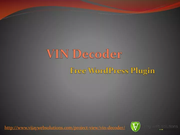 vin decoder free wordpress plugin