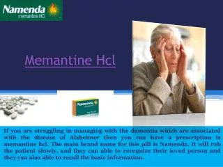 Buy Memantine Online