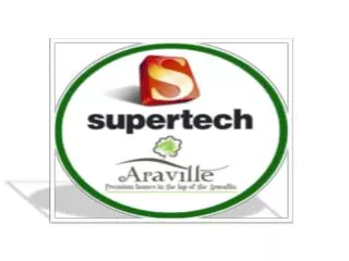 >>>Supertech Araville<<< In Gurgaon >>>9891856789<<<