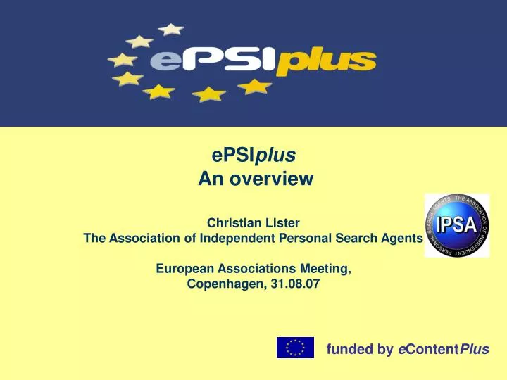 epsi plus an overview