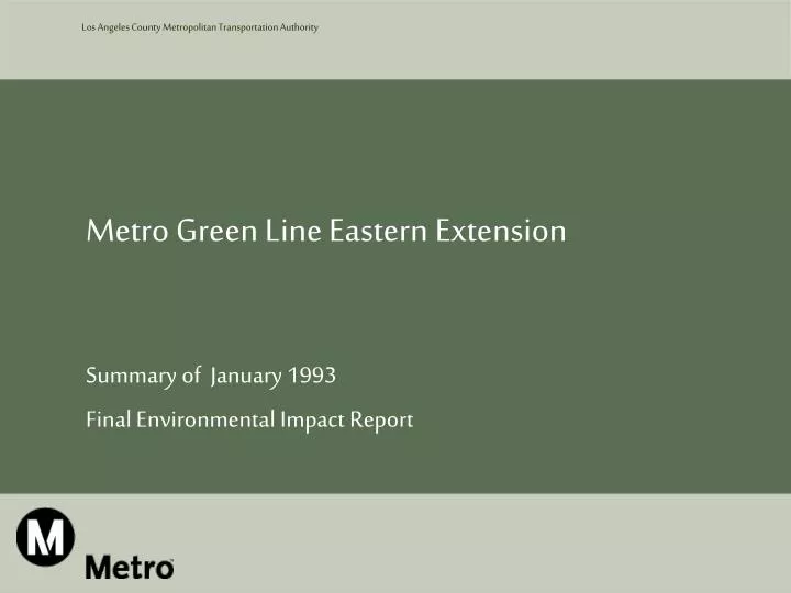 metro green line eastern extension