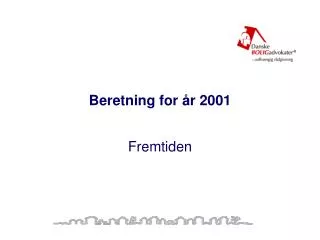 beretning for r 2001