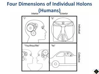Four Dimensions of Individual Holons (Humans)