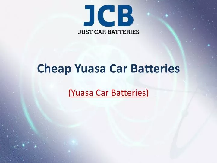cheap yuasa car batteries