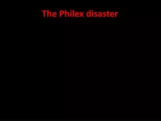 The Philex disaster The foreseen long-term damage is irreversible,