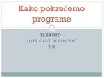 Kako pokrećemo programe - slide 1