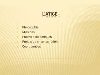 philosophie missions projets acad miques projets de circonscription coordonn es