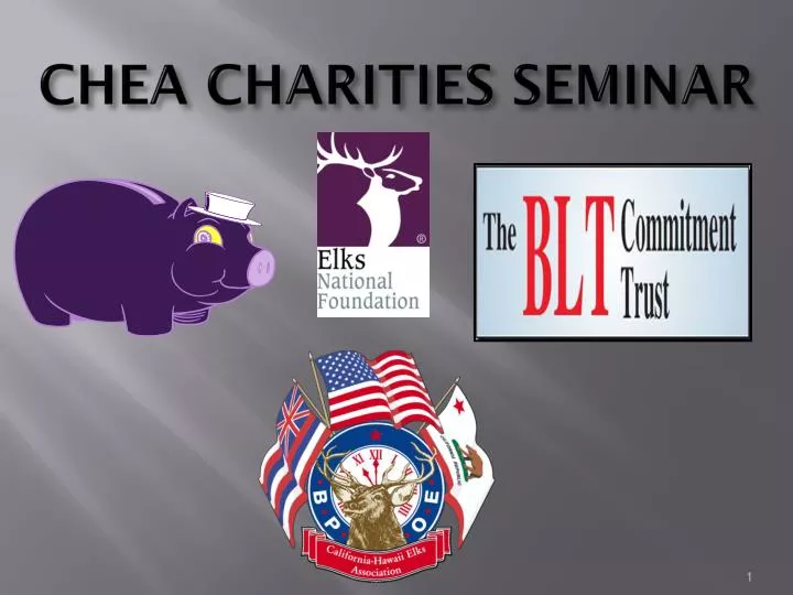 chea charities seminar