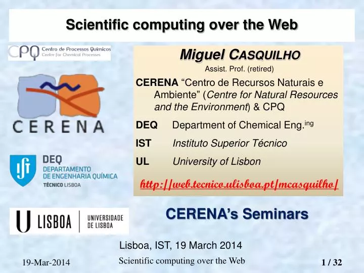 scientific computing over the web