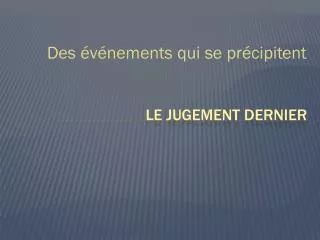 le jugement dernier
